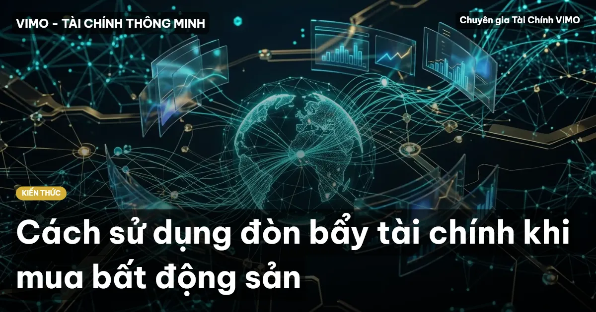 Cách sử dụng đòn bẩy tài chính khi mua bất động sản