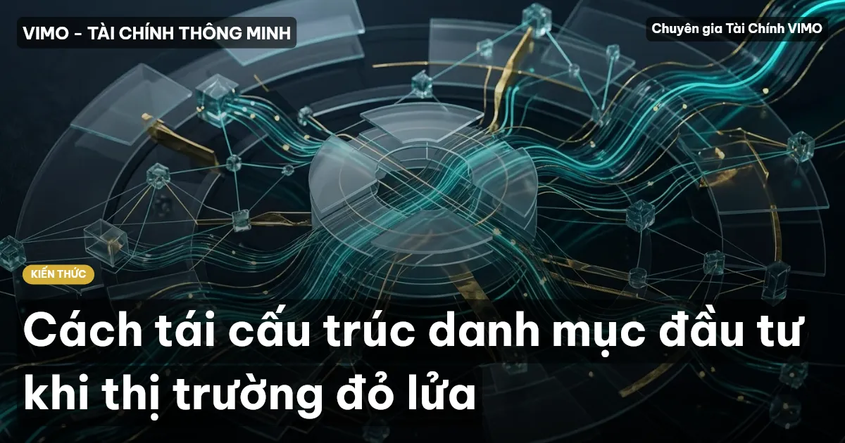 Cách tái cấu trúc danh mục đầu tư khi thị trường đỏ lửa