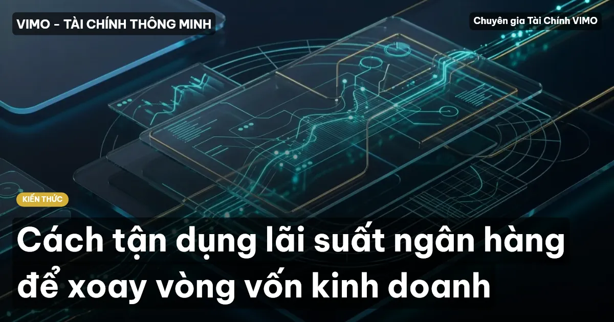 Cách tận dụng lãi suất ngân hàng để xoay vòng vốn kinh doanh