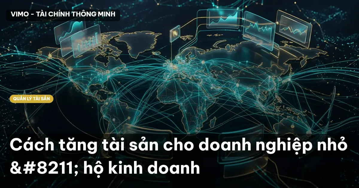 Cách tăng tài sản cho doanh nghiệp nhỏ – hộ kinh doanh