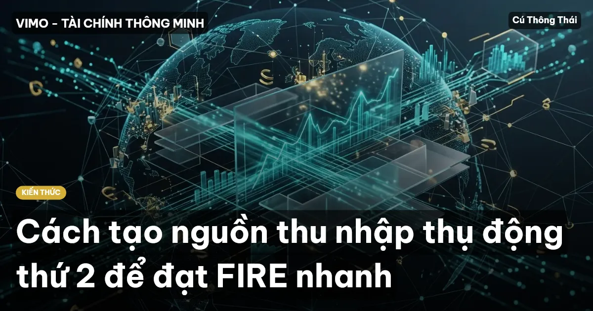 Cách tạo nguồn thu nhập thụ động thứ 2 để đạt FIRE nhanh