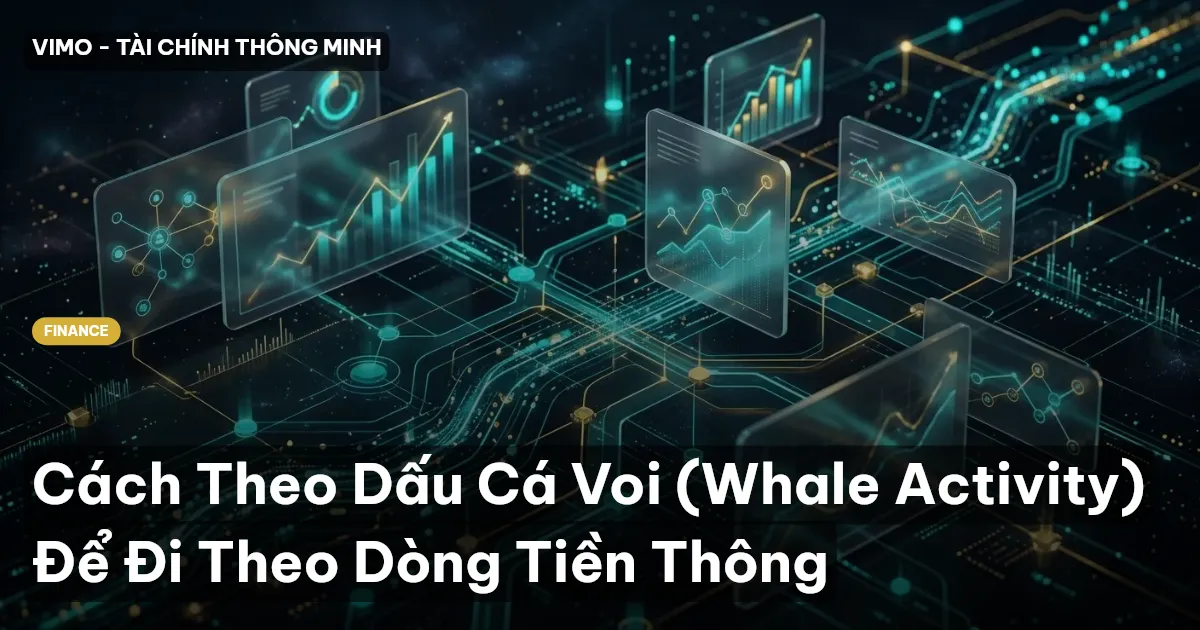 Cách Theo Dấu Cá Voi (Whale Activity) Để Đi Theo Dòng Tiền Thông