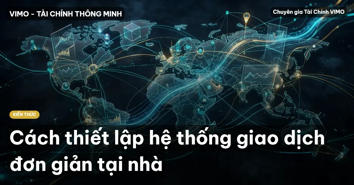 Cách thiết lập hệ thống giao dịch đơn giản tại nhà