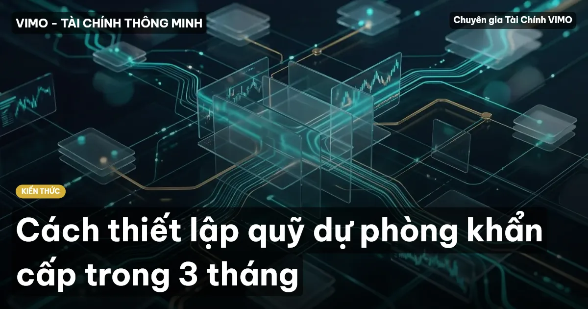 Cách thiết lập quỹ dự phòng khẩn cấp trong 3 tháng