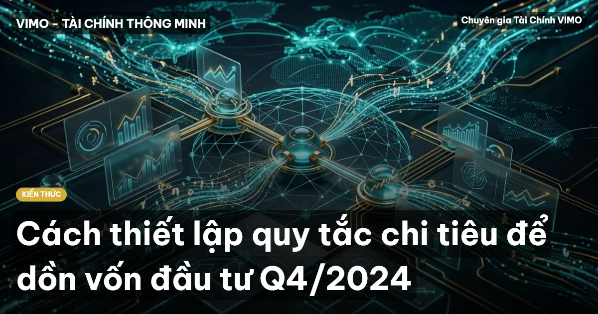 Cách thiết lập quy tắc chi tiêu để dồn vốn đầu tư Q4/2024