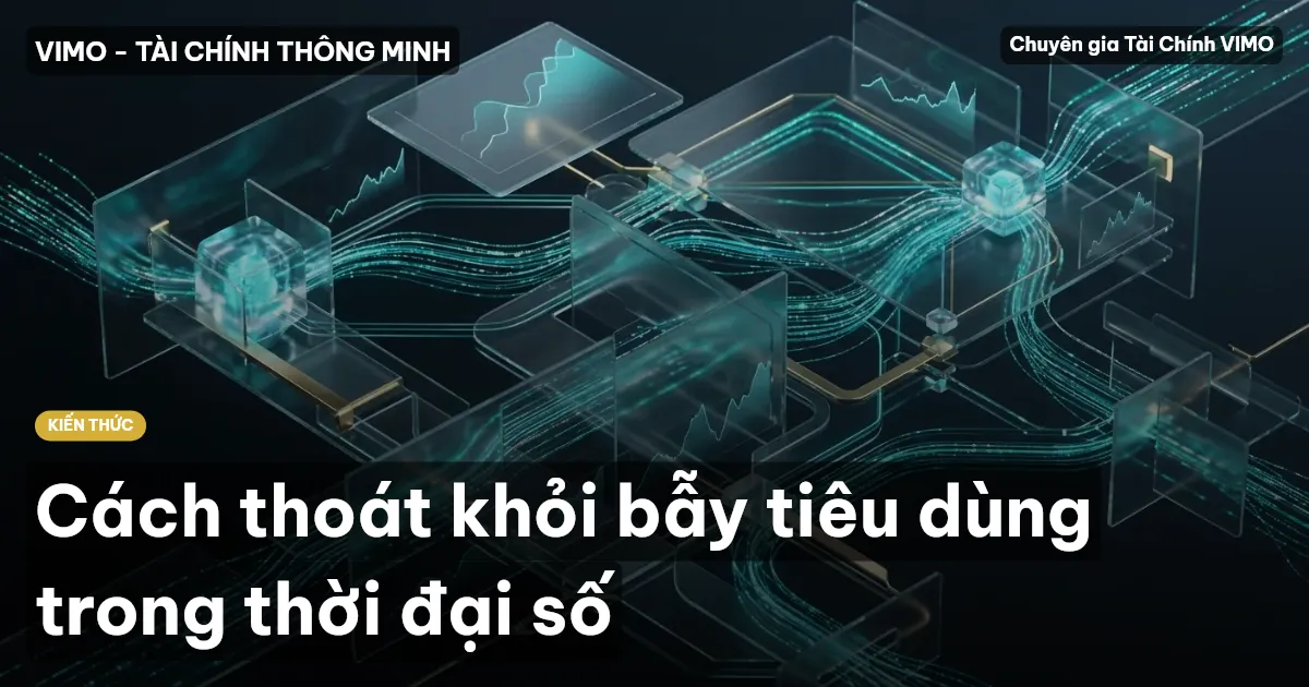 Cách thoát khỏi bẫy tiêu dùng trong thời đại số