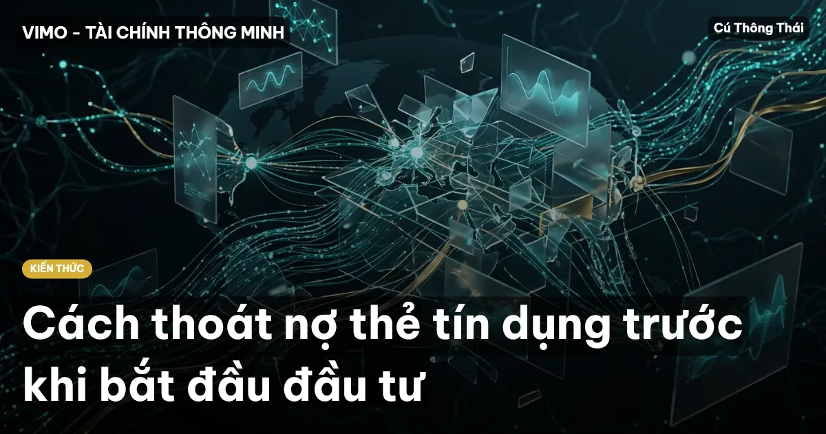 Cách thoát nợ thẻ tín dụng trước khi bắt đầu đầu tư
