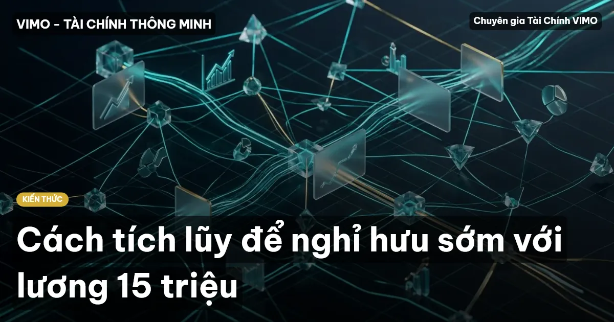 Cách tích lũy để nghỉ hưu sớm với lương 15 triệu