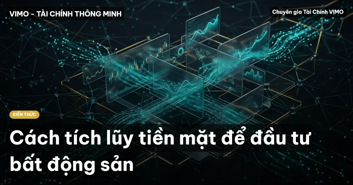 Cách tích lũy tiền mặt để đầu tư bất động sản