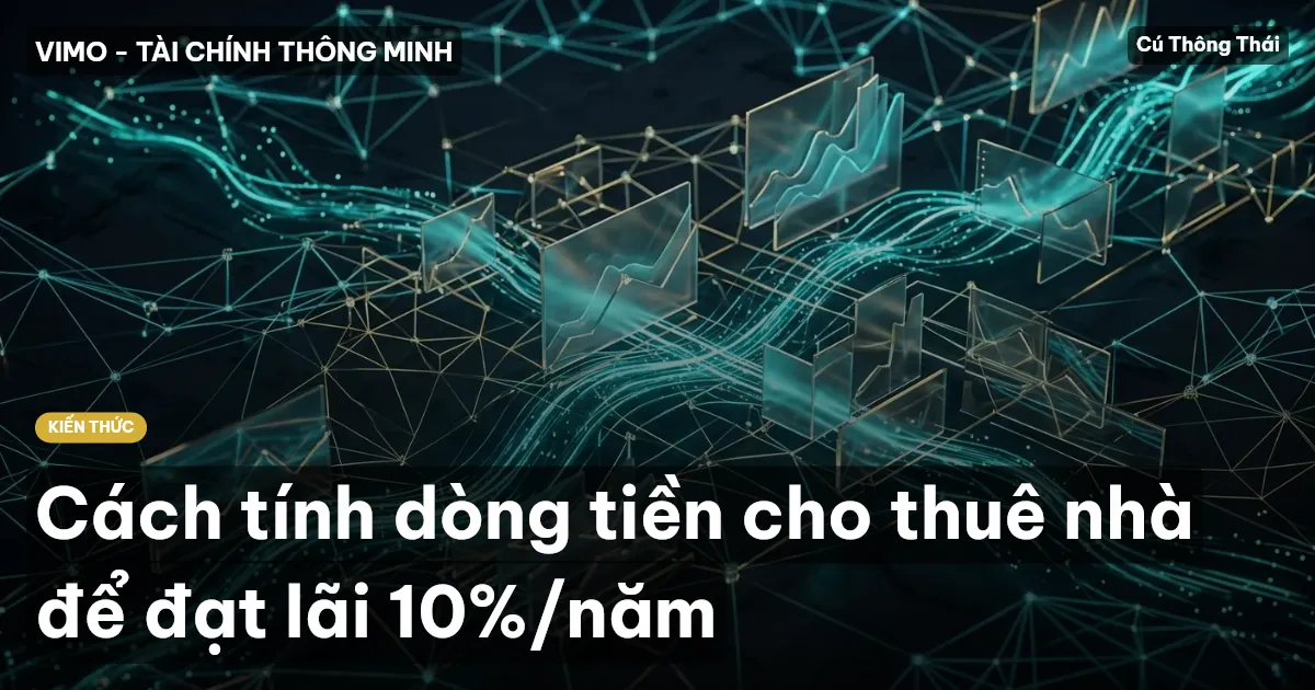 Cách tính dòng tiền cho thuê nhà để đạt lãi 10%/năm