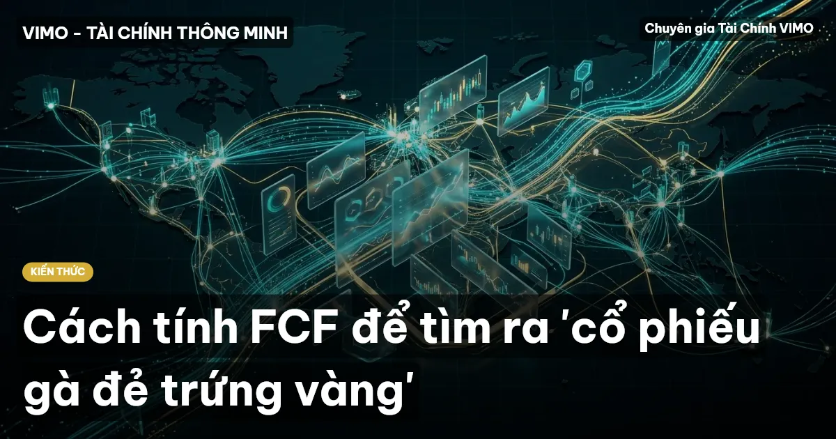 Cách tính FCF để tìm ra 'cổ phiếu gà đẻ trứng vàng'
