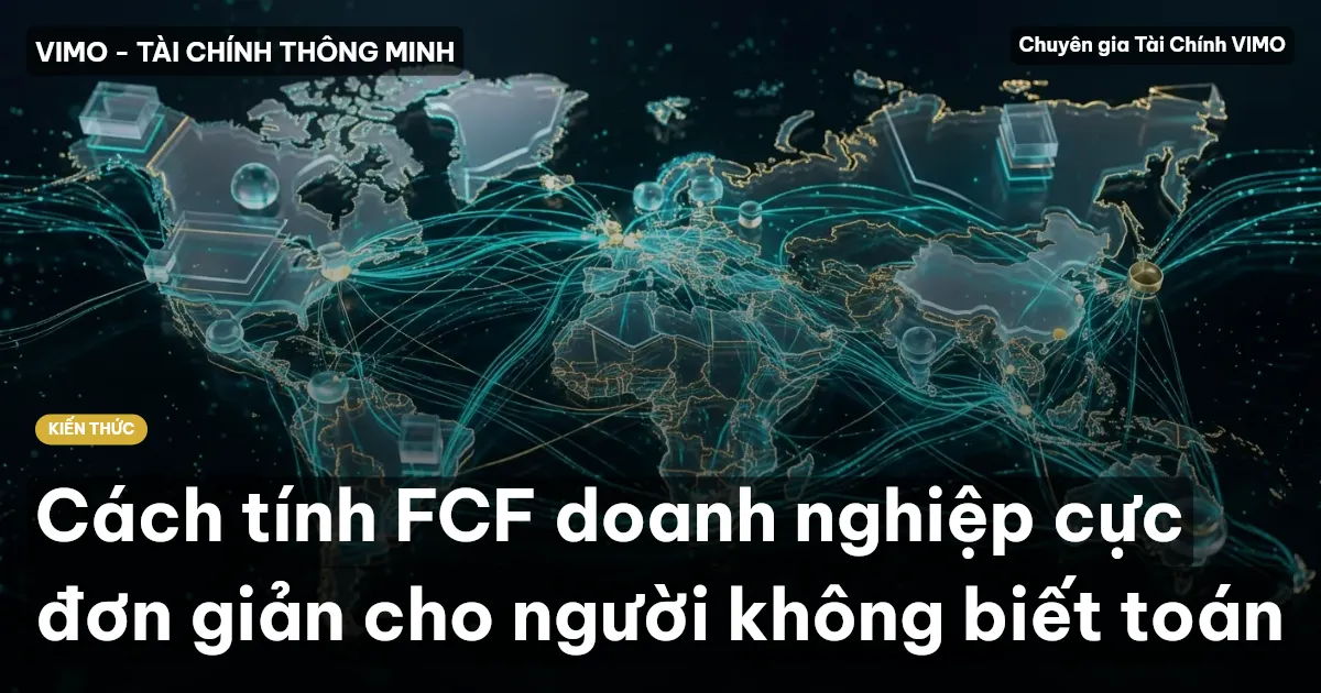 Cách tính FCF doanh nghiệp cực đơn giản cho người không biết toán