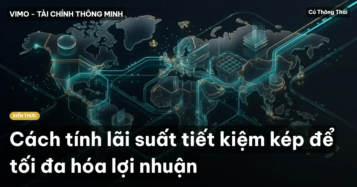 Cách tính lãi suất tiết kiệm kép để tối đa hóa lợi nhuận
