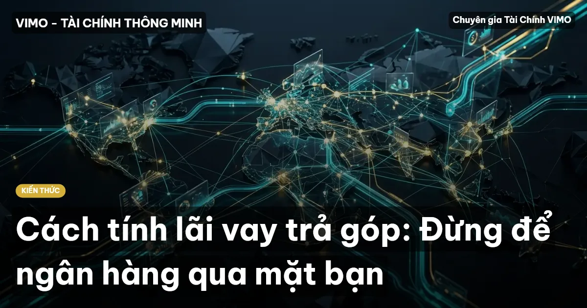 Cách tính lãi vay trả góp: Đừng để ngân hàng qua mặt bạn