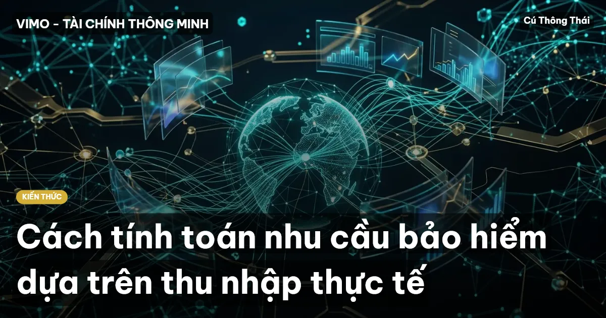 Cách tính toán nhu cầu bảo hiểm dựa trên thu nhập thực tế