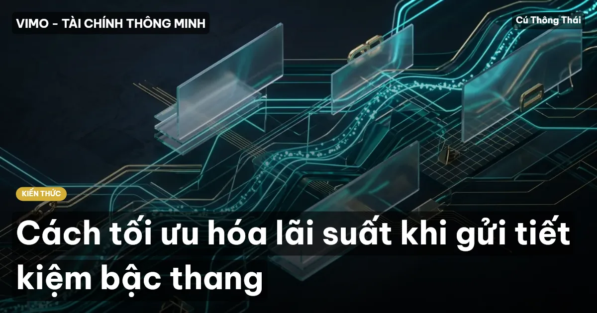 Cách tối ưu hóa lãi suất khi gửi tiết kiệm bậc thang