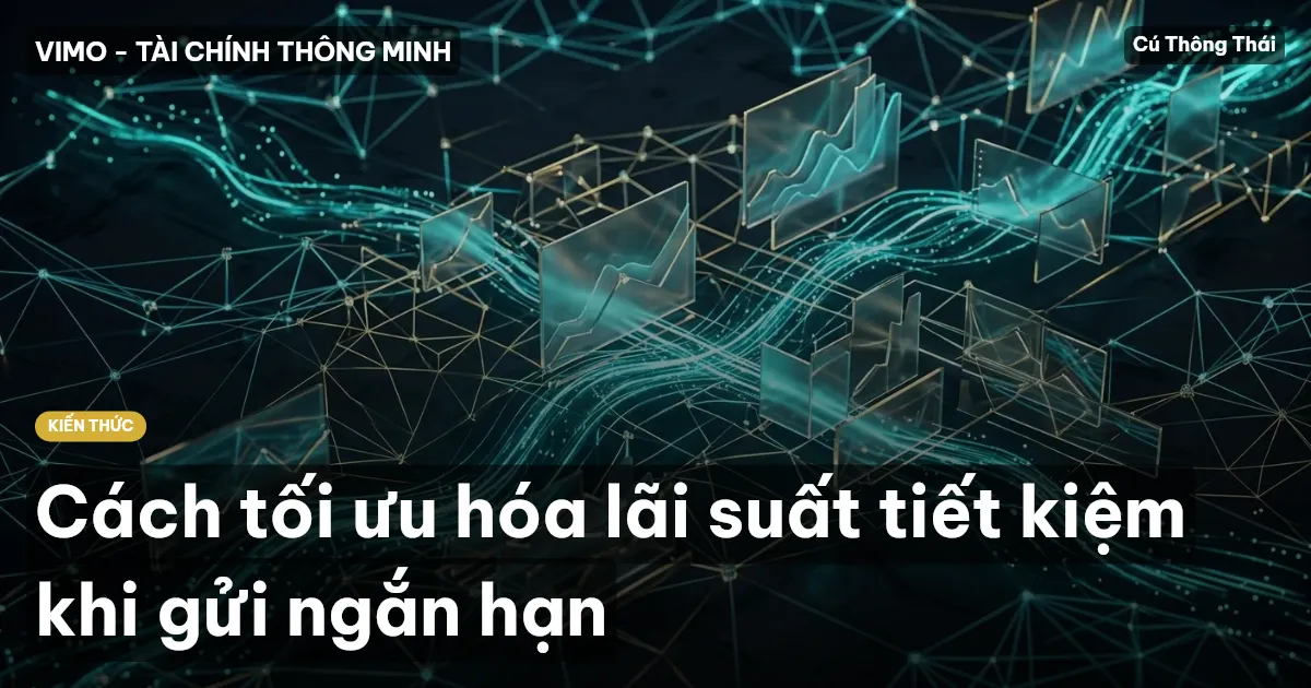 Cách tối ưu hóa lãi suất tiết kiệm khi gửi ngắn hạn