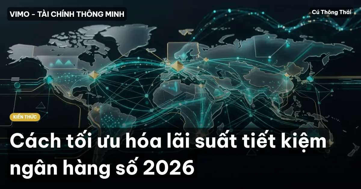 Cách tối ưu hóa lãi suất tiết kiệm ngân hàng số 2026
