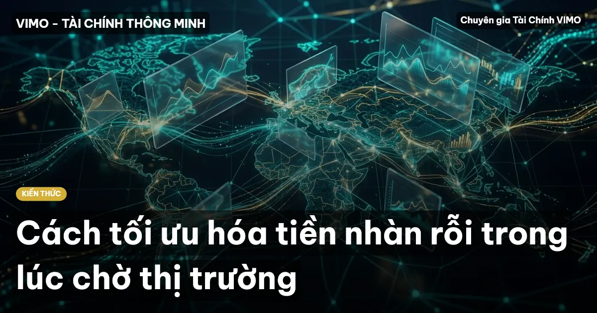Cách tối ưu hóa tiền nhàn rỗi trong lúc chờ thị trường