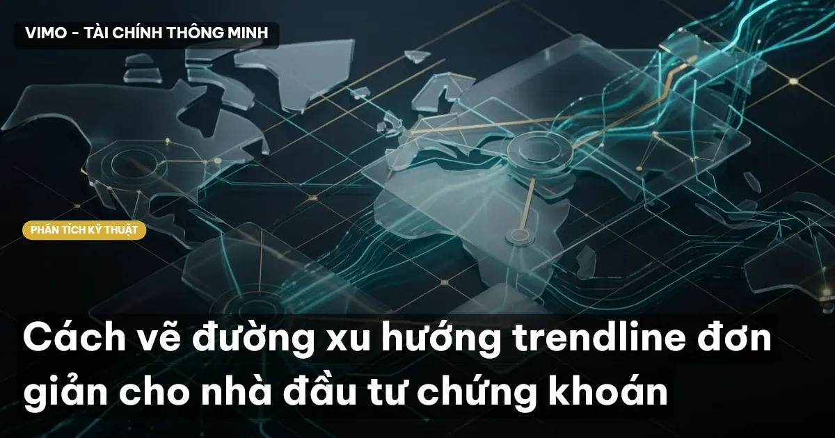 Cách vẽ đường xu hướng trendline đơn giản cho nhà đầu tư chứng khoán
