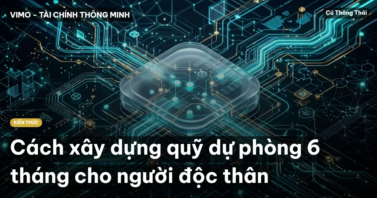 Cách xây dựng quỹ dự phòng 6 tháng cho người độc thân