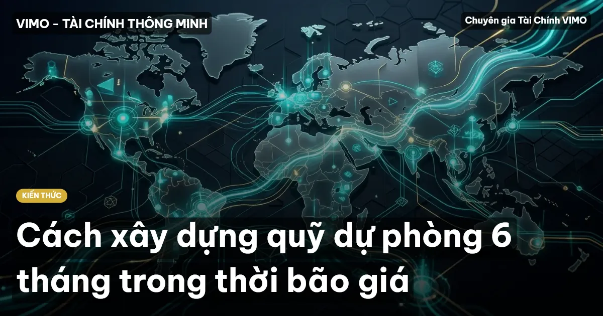 Cách xây dựng quỹ dự phòng 6 tháng trong thời bão giá