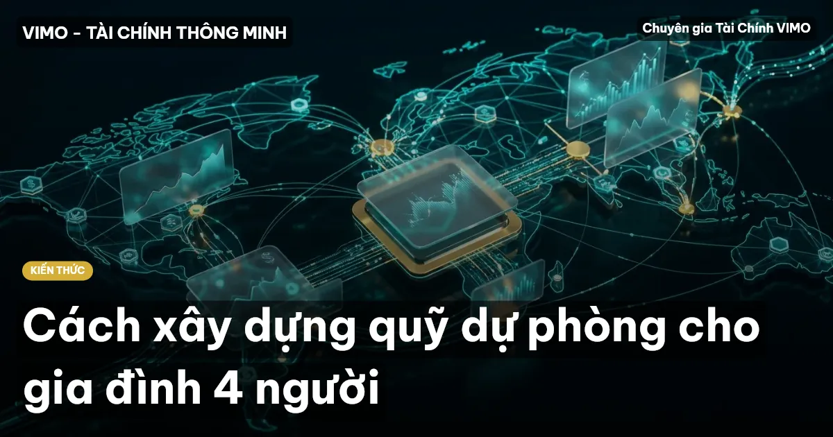 Cách xây dựng quỹ dự phòng cho gia đình 4 người