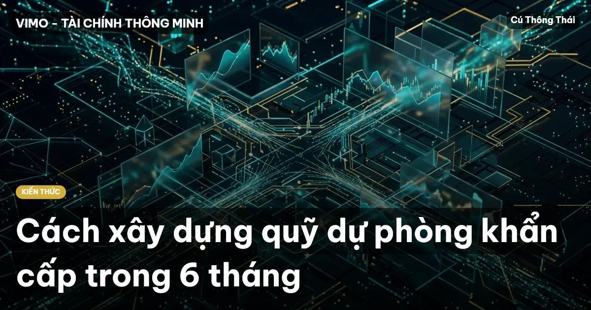 Cách xây dựng quỹ dự phòng khẩn cấp trong 6 tháng