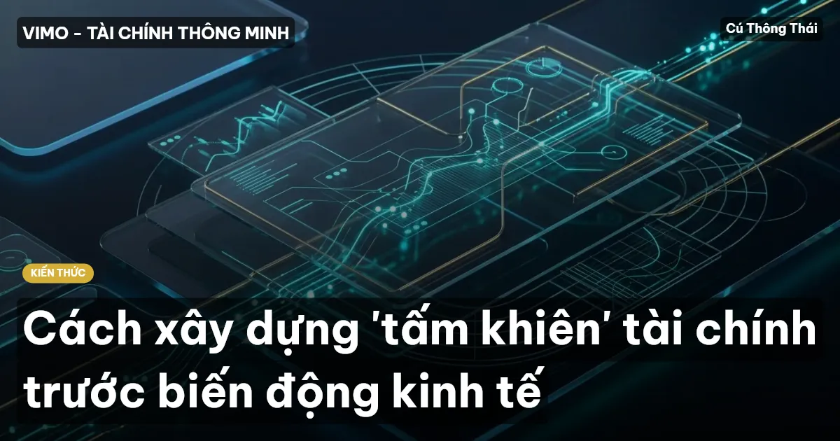 Cách xây dựng 'tấm khiên' tài chính trước biến động kinh tế