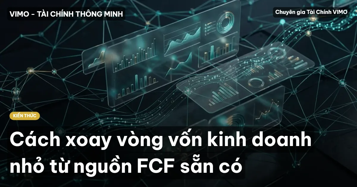 Cách xoay vòng vốn kinh doanh nhỏ từ nguồn FCF sẵn có