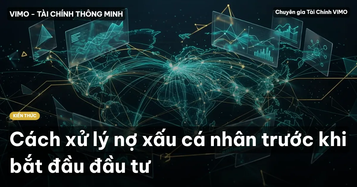 Cách xử lý nợ xấu cá nhân trước khi bắt đầu đầu tư