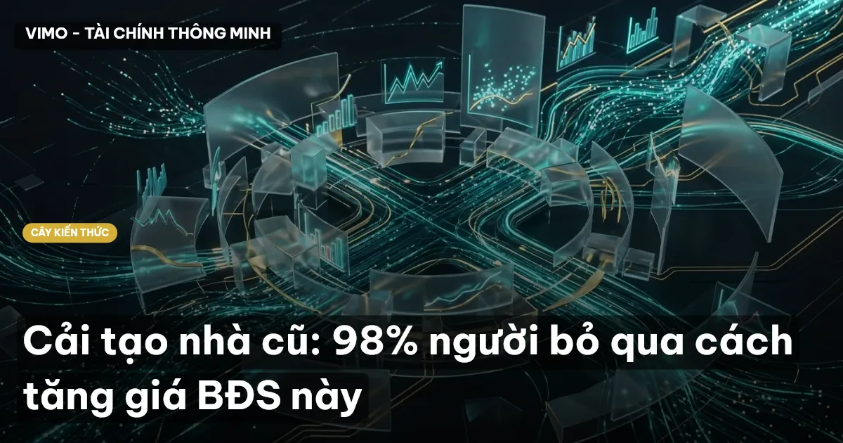 Cải tạo nhà cũ: 98% người bỏ qua cách tăng giá BĐS này