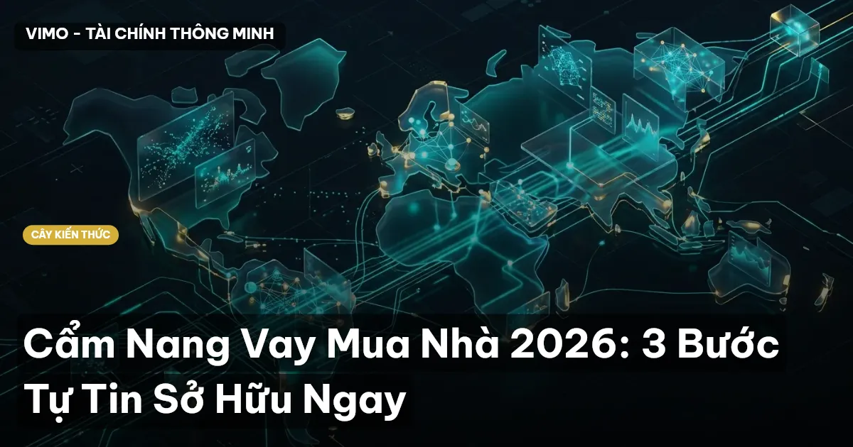Cẩm Nang Vay Mua Nhà 2026: 3 Bước Tự Tin Sở Hữu Ngay