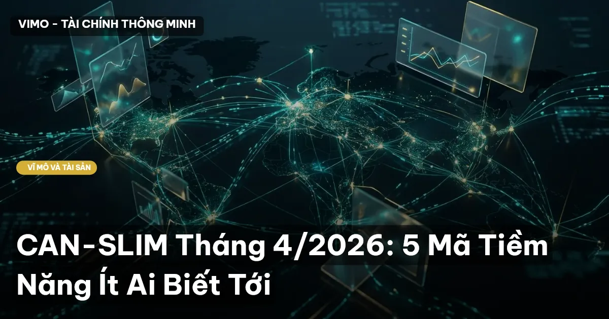 CAN-SLIM Tháng 4/2026: 5 Mã Tiềm Năng Ít Ai Biết Tới