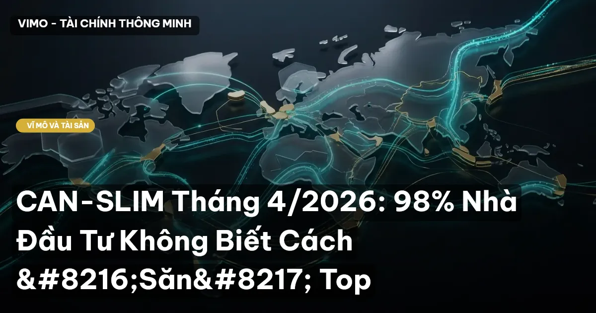 CAN-SLIM Tháng 4/2026: 98% Nhà Đầu Tư Không Biết Cách ‘Săn’ Top