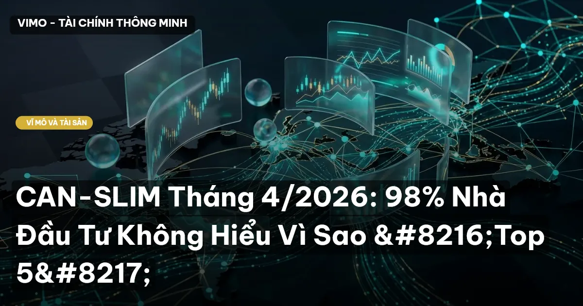 CAN-SLIM Tháng 4/2026: 98% Nhà Đầu Tư Không Hiểu Vì Sao ‘Top 5’