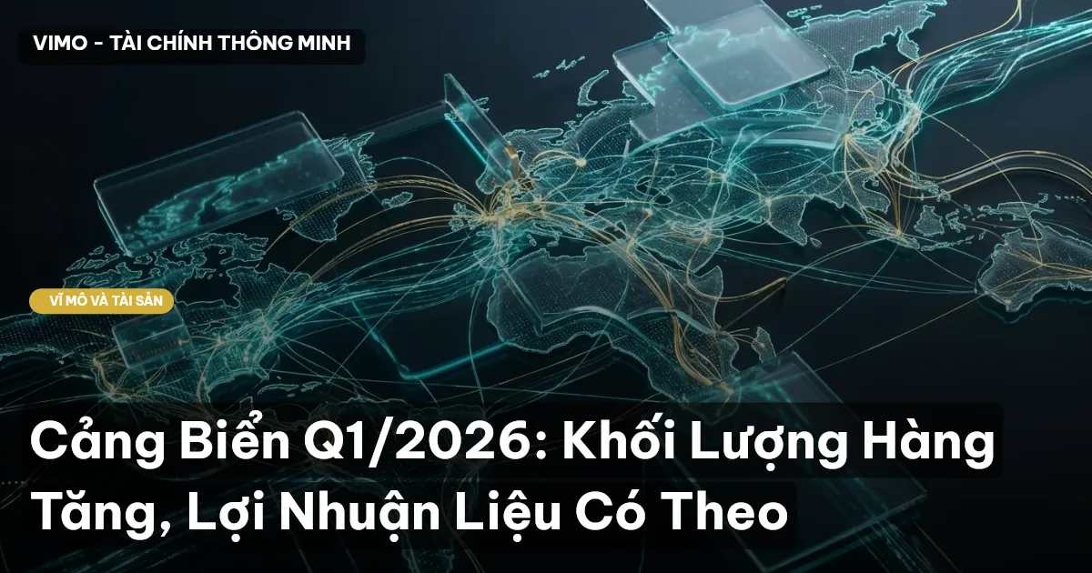 Cảng Biển Q1/2026: Khối Lượng Hàng Tăng, Lợi Nhuận Liệu Có Theo