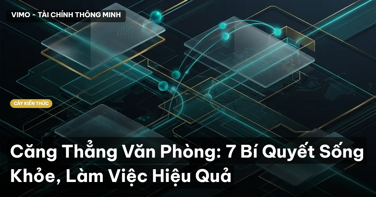 Căng Thẳng Văn Phòng: 7 Bí Quyết Sống Khỏe, Làm Việc Hiệu Quả