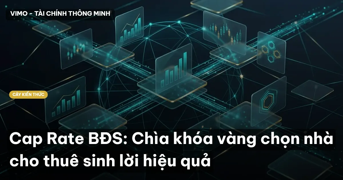 Cap Rate BĐS: Chìa khóa vàng chọn nhà cho thuê sinh lời hiệu quả
