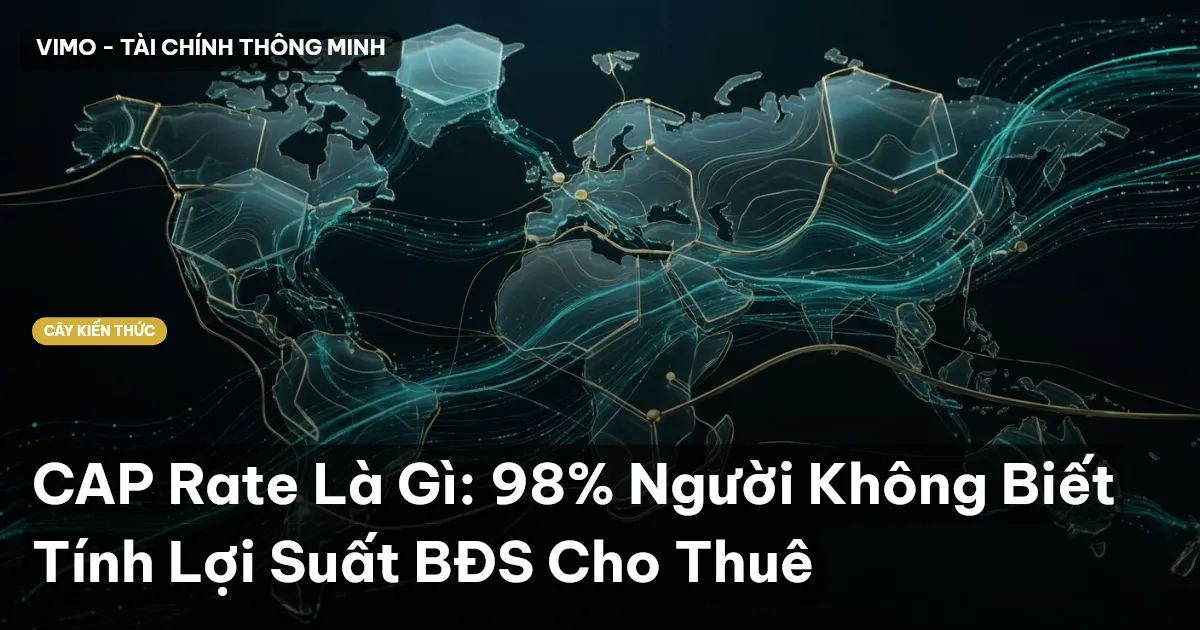 CAP Rate Là Gì: 98% Người Không Biết Tính Lợi Suất BĐS Cho Thuê
