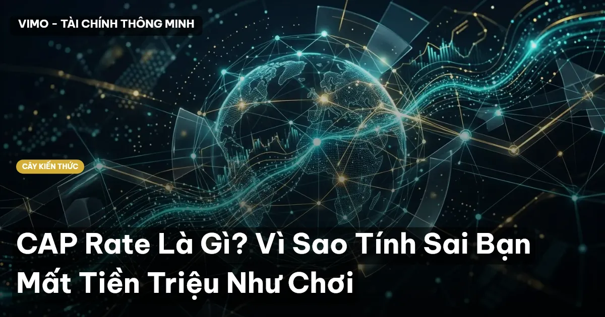 CAP Rate Là Gì? Vì Sao Tính Sai Bạn Mất Tiền Triệu Như Chơi