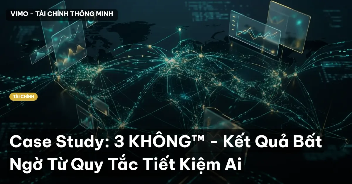 Case Study: 3 KHÔNG™ - Kết Quả Bất Ngờ Từ Quy Tắc Tiết Kiệm Ai