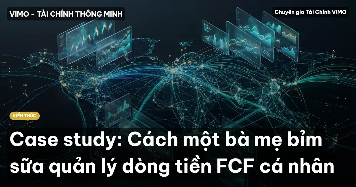 Case study: Cách một bà mẹ bỉm sữa quản lý dòng tiền FCF cá nhân