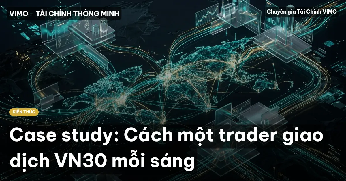 Case study: Cách một trader giao dịch VN30 mỗi sáng