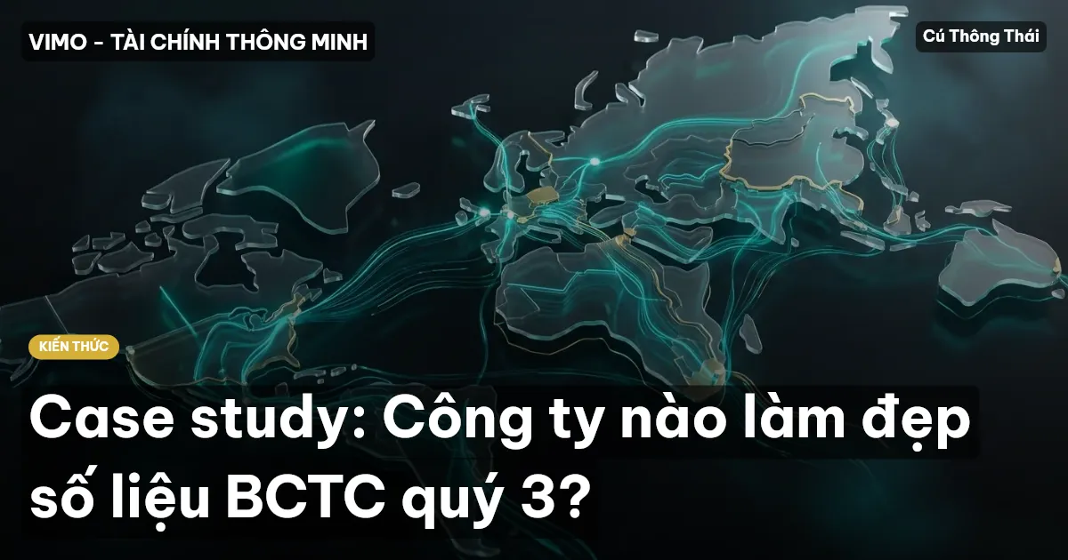 Case study: Công ty nào làm đẹp số liệu BCTC quý 3?