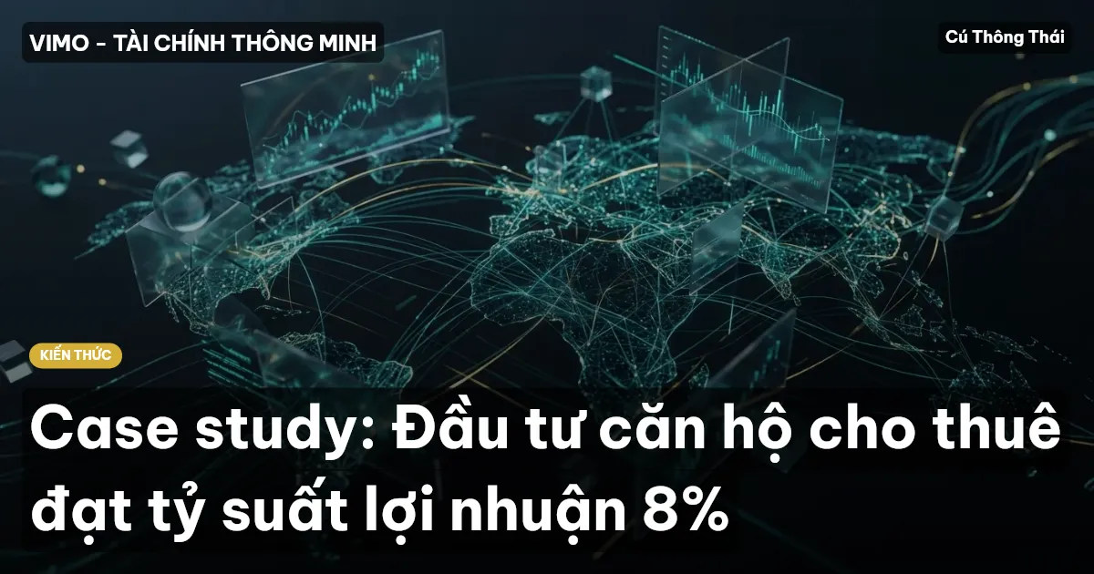 Case study: Đầu tư căn hộ cho thuê đạt tỷ suất lợi nhuận 8%