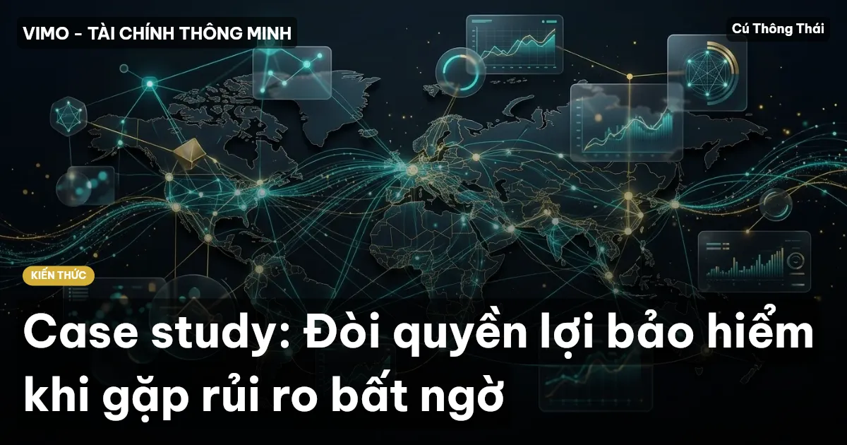 Case study: Đòi quyền lợi bảo hiểm khi gặp rủi ro bất ngờ