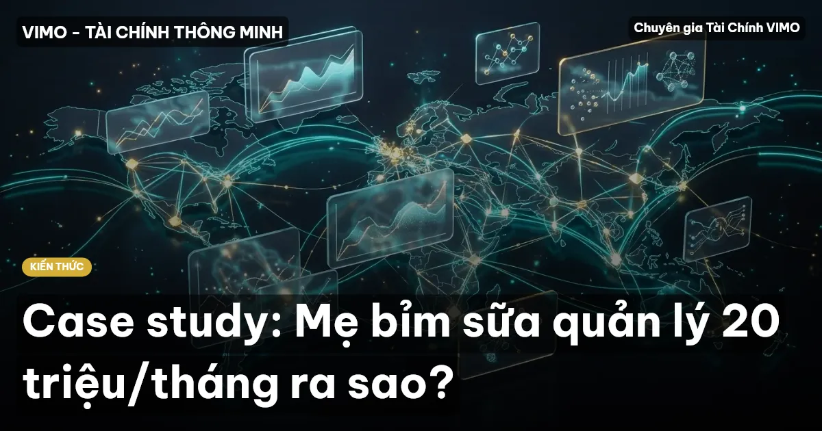 Case study: Mẹ bỉm sữa quản lý 20 triệu/tháng ra sao?