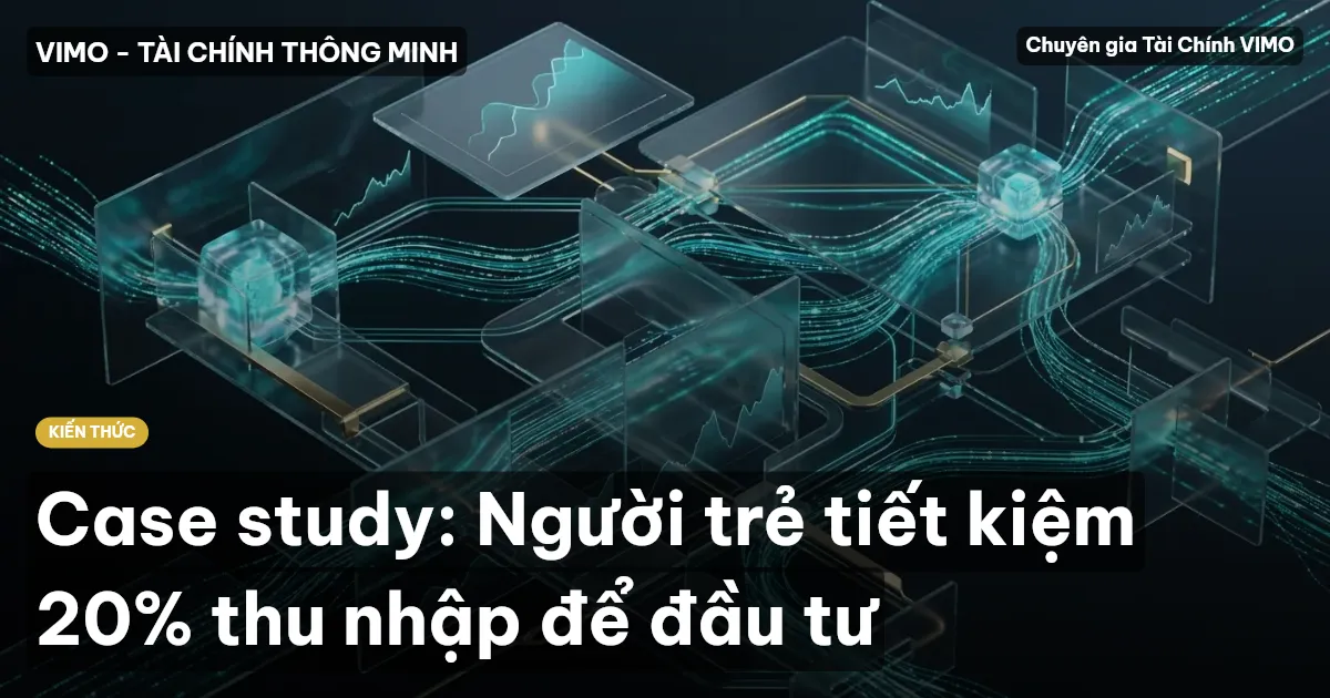 Case study: Người trẻ tiết kiệm 20% thu nhập để đầu tư