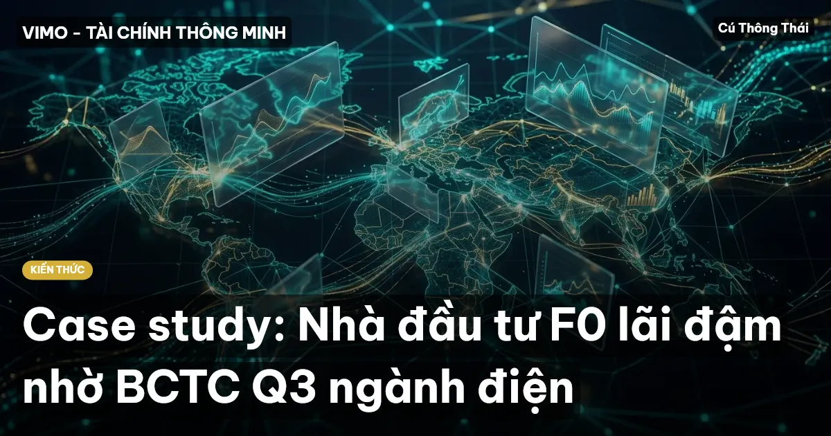 Case study: Nhà đầu tư F0 lãi đậm nhờ BCTC Q3 ngành điện